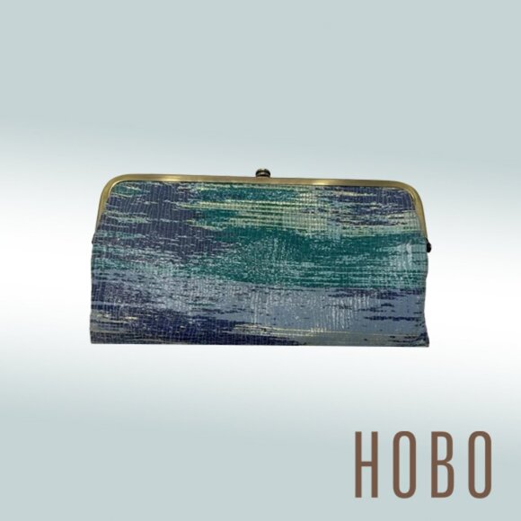 HOBO Handbags - HOBO Blue and Green Wallet